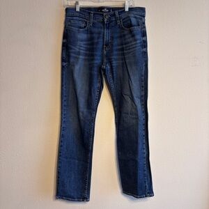 Hollister Men’s Dark Blue Classic Straight Epic Flex Jeans SZ 30/32